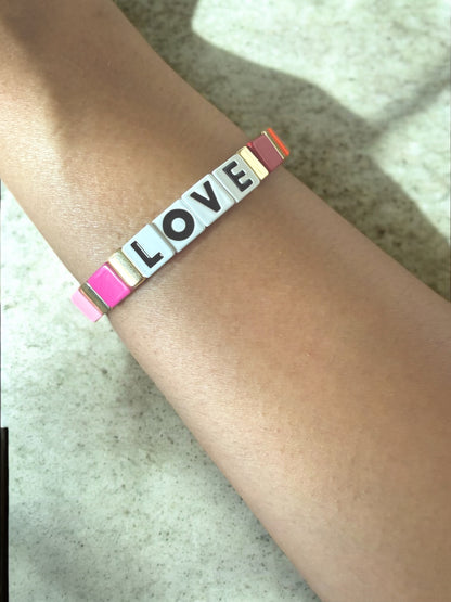 LOVE Enamel Bracelet | RAINBOW | LIMITED EDITION